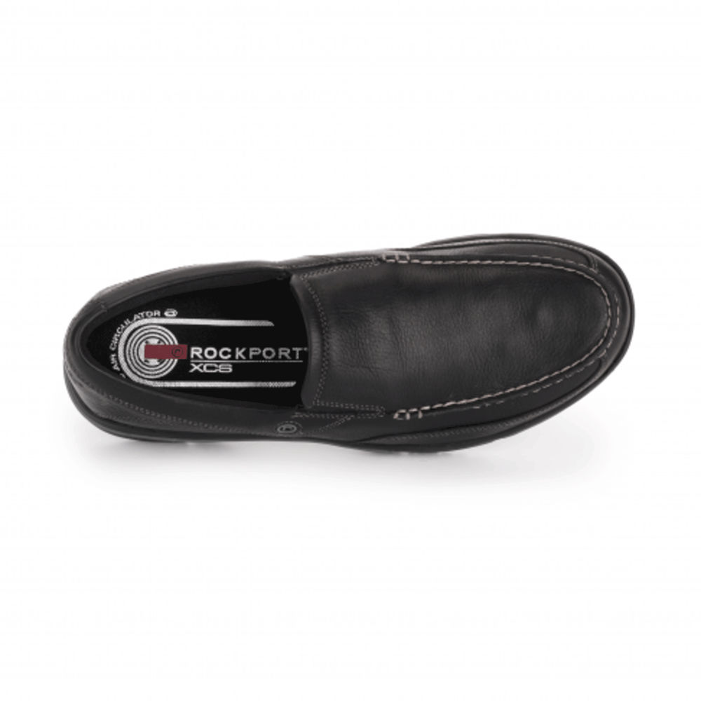 Rockport Mens Slip-On Black - City Play Eberdon - UK 485-XBLEYC